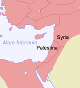 Map for Syria and Palestien